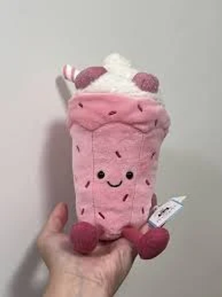 Jellycat NY Diner Fao Schwarz Exclusive Amuseables Bubbeca Milkshak