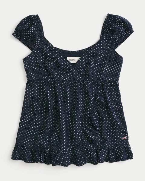 Easy Wrap Icon Babydoll Top