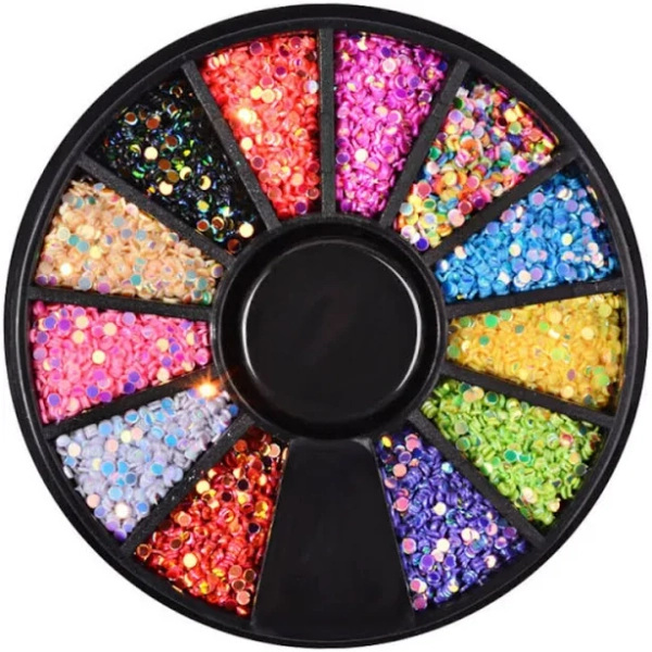 Tiny Iridescent Rhinestones