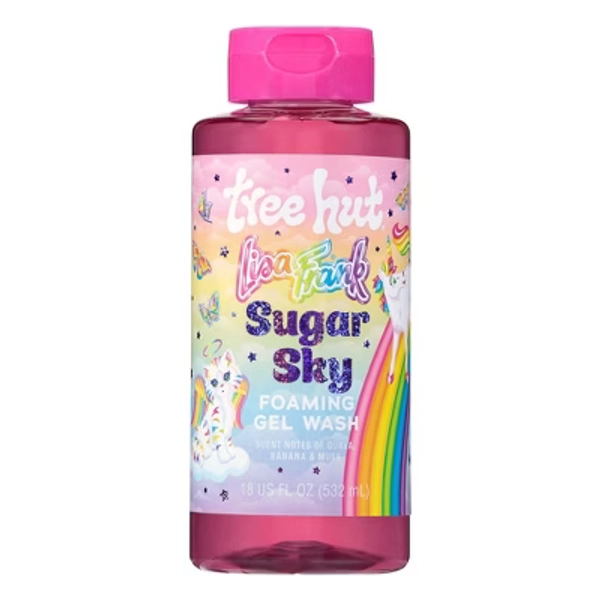 Tree Hut x Lisa Frank Sugar Sky Foaming Gel Body Wash - 18 fl oz