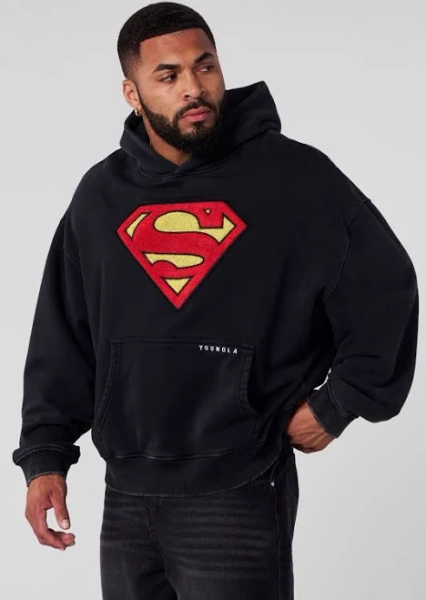 YoungLA Men's 5079 Superman Legacy Hoodies
