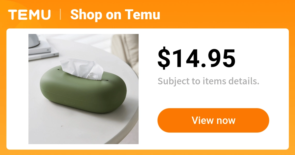 creative silicone tissue box   decor living room - Temu