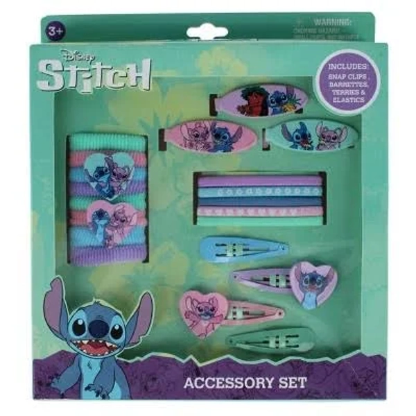 U.P.D. INC Kid's Lilo & Stitch 20 Piece Hair Accesory Set