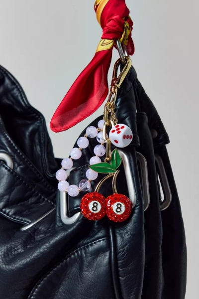 Lucky Gem Cherry Keychain