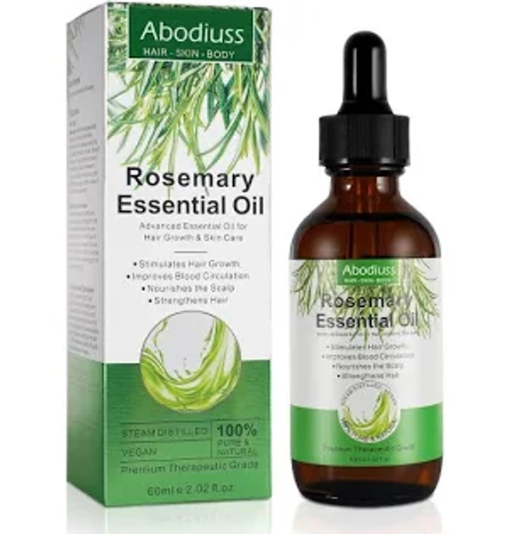 Olio essenziale di rosmarino, estratto di rosmarino formula olio per la crescita dei capelli, nutre il cuoio capelluto e capelli secchi, olio per la