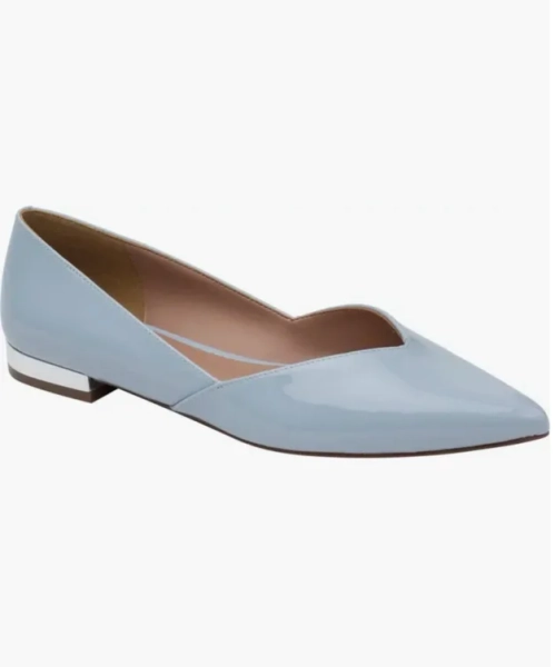 Linea Paolo Nasya Pointed Toe Flat in Pale Blue at Nordstrom Rack, Size 7.5