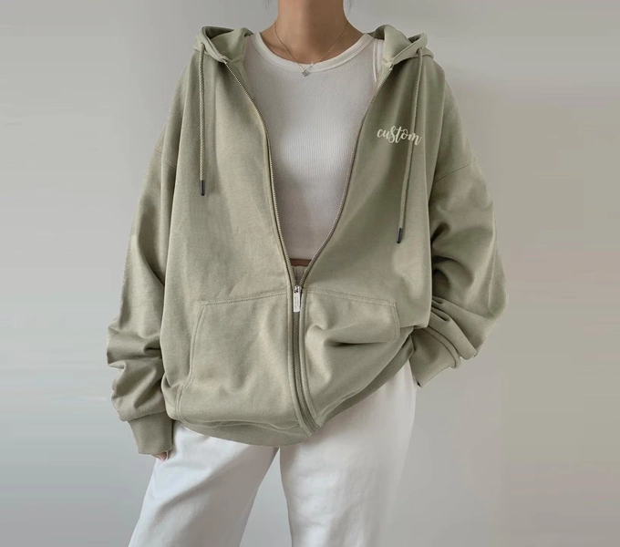 Custom Zip Up Hoodie, Unisex Hoodies, Custom Embroidered Hoodie, Team Logo Zip Up Hoodie, Personalized Hoodie, Your logo Hoodie 24102203