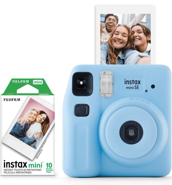 Fujifilm Instax Mini SE Instant Camera with Bonus 10 Pack Mini Film