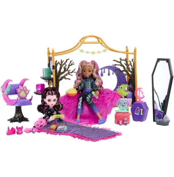 Monster High Creepover Party Bedroom Playset