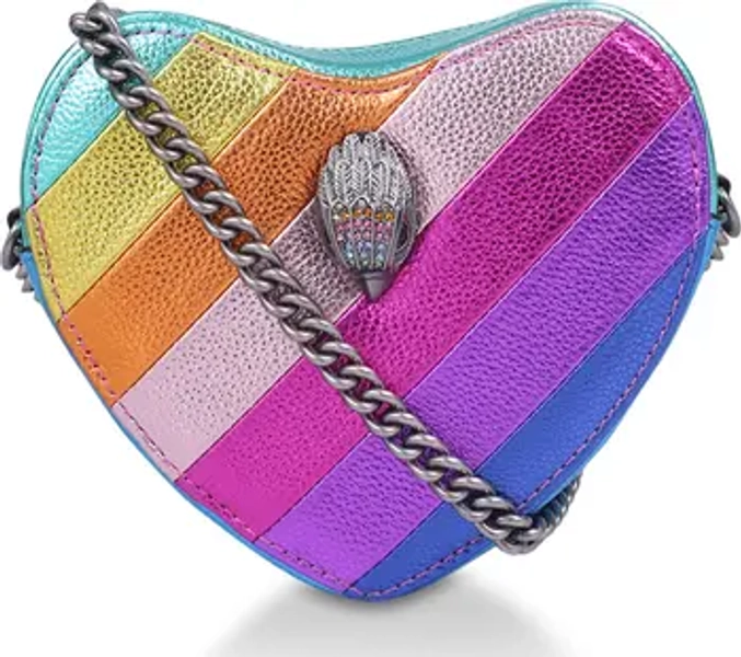 Rainbow Shop Mini Kensington Heart Crossbody Bag