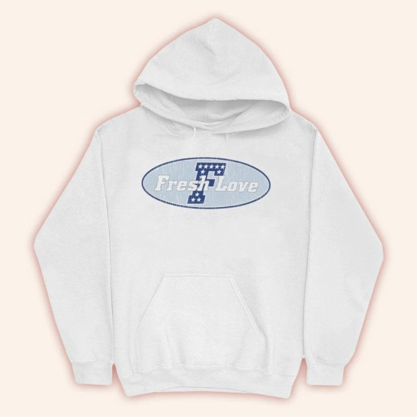 Fresh Love Merch Fresh Love Vintage Star Hoodie White Birthday Gifts For Wife