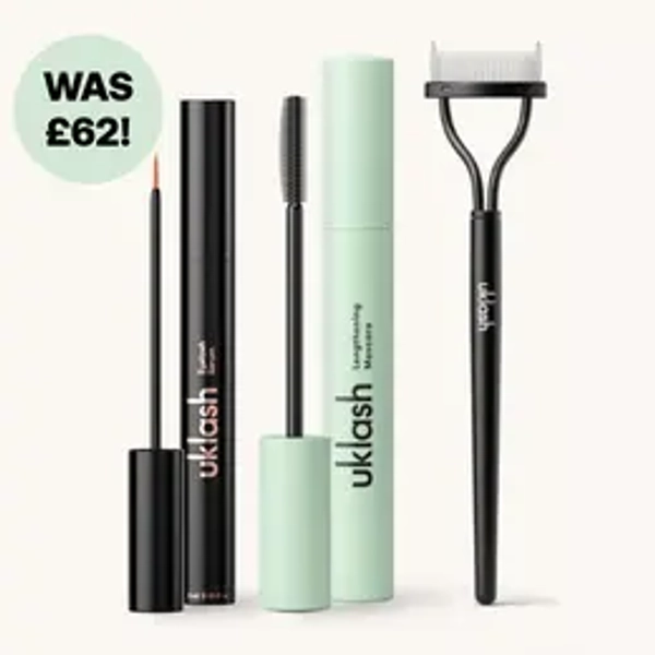 Grow to Great Lengths Set - Eyelash Growth Serum & Lengthening Mascara & Lash Separator for Longer, Fuller, Defined & Clump-Free Lashes - Peptide Lash Growth & Lash Styling Routine | UKLASH