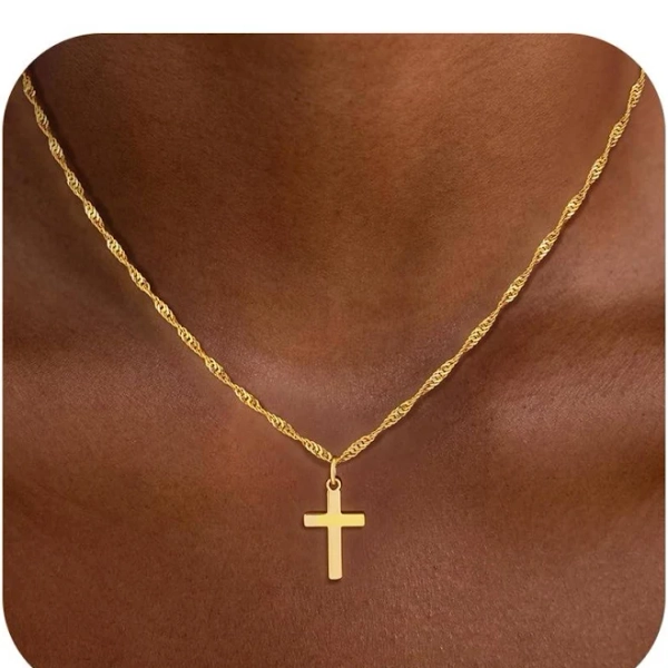 Women's Trendy Dainty Cross Necklace