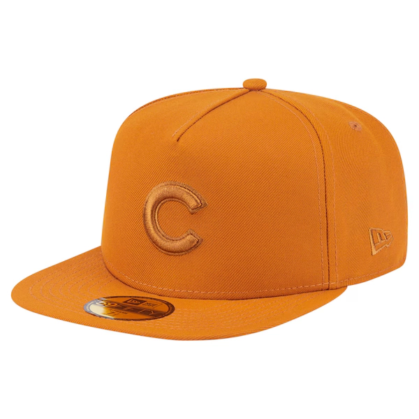Chicago Cubs New Era Color Pack A-Frame 59FIFTY Fitted Hat - Orange