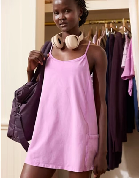 OFFLINE By Aerie OG Cotton Racerback Mini Dress