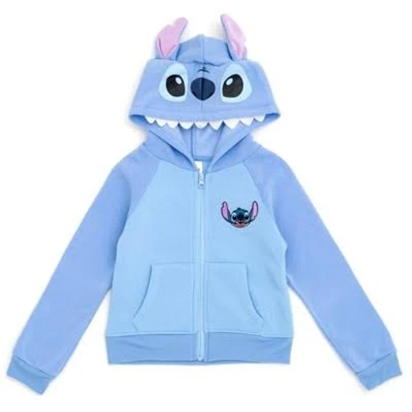 Disney Lilo & Stitch French Terry Zip Up Cosplay Hoodie