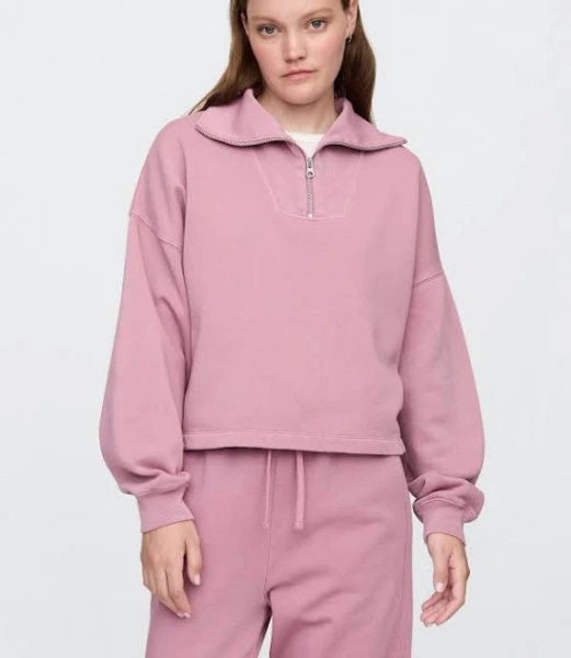 Gap Women's Oversized Quarter-Zip Sweatshirt