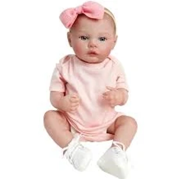 Lifelike Reborn Baby Dolls Girl 19 Inch Soft Vinyl Real Life Newborn Baby Dolls Realistic Handmade Cute Newborn Reborn Doll Toys