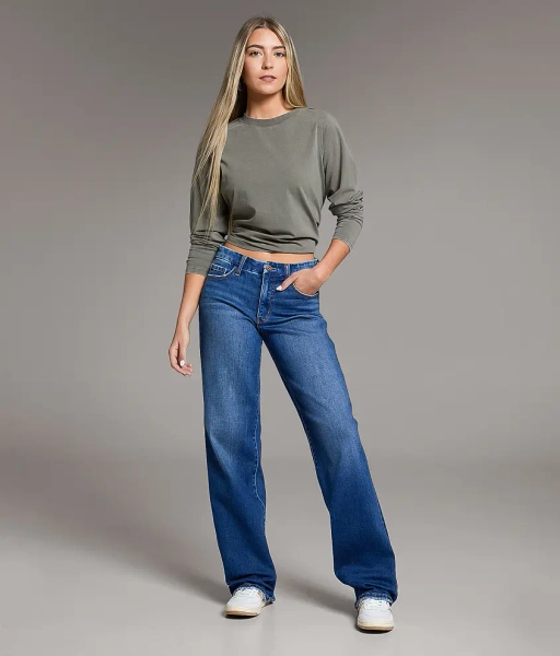23 Ashby Payton Wide Leg Stretch Jean