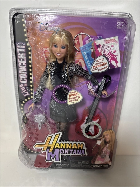 2006 Disney Hanna Montana Live In Concert Figure New In Box