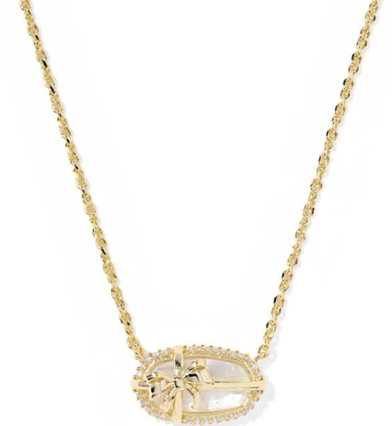 Kendra Scott Elisa Bow Short Pendant Necklace