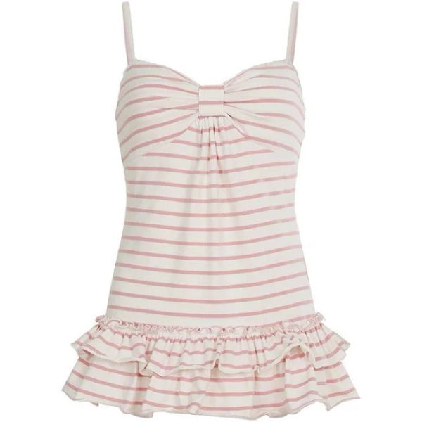 Y2K Retro Sleeveless Check Tank Tops