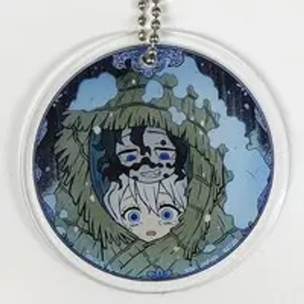 (USED) Daki & Gyuutarou - Acrylic Charm - Kyun-Chara Illustrations - Demon Slayer