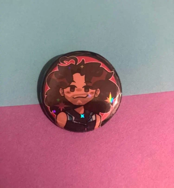 NSP Danny 1.25 inch sparkle Button