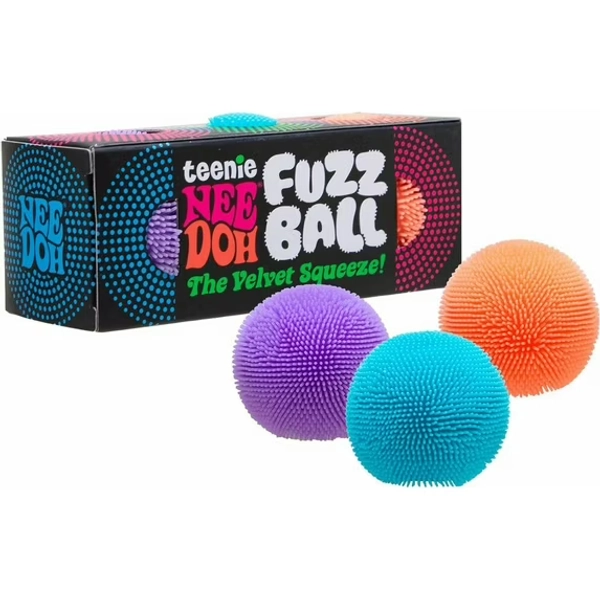Teenie Nee Doh Fuzz Ball 3-Pack