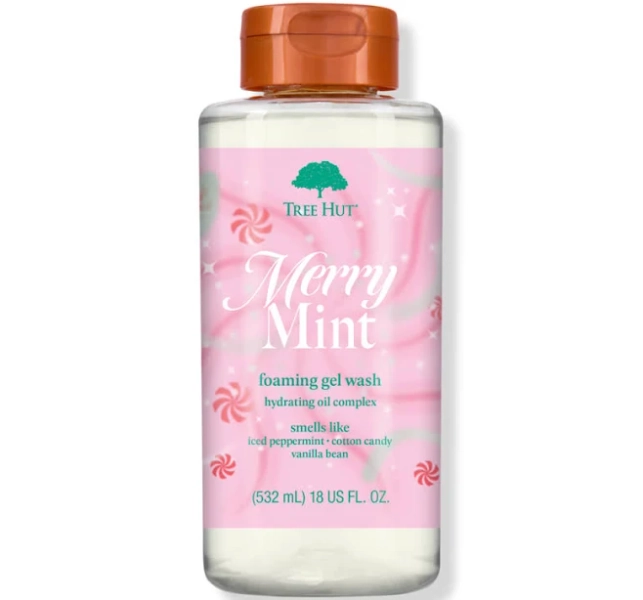 Tree Hut Merry Mint Foaming Gel Wash 510 G