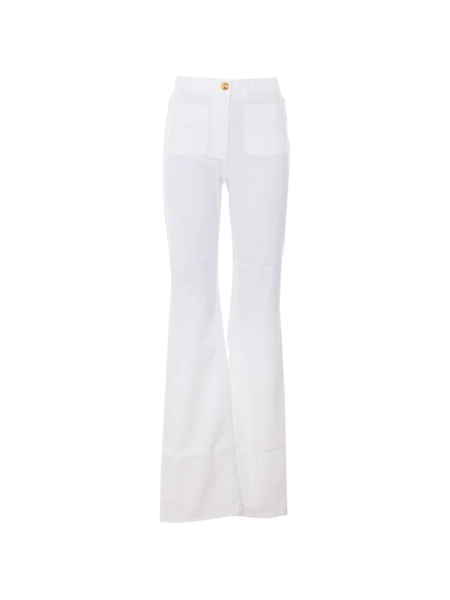 Elisabetta Franchi pantalon à boutons embossés | 28