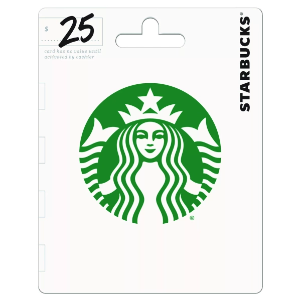 Starbucks Gift Card - $25:- $25