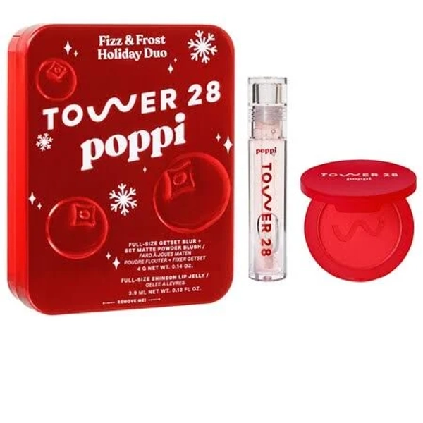 Tower 28 Beauty Poppi Lip + Cheek Duo