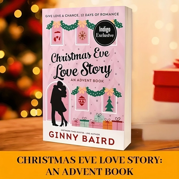 1 Book Christmas Eve Love Story Advent Calendar Book: 12 Days Countdown to Christmas with Daily Romantic Short Stories - Pink Cover with Hearts & Bows, Gift Box Symbols, Holiday Read-Aloud for & Families by Ginky Baird (Paper