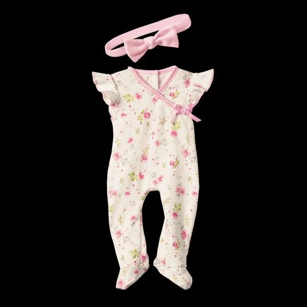 American Girl Bitty Baby Beautiful Blooms Pajamas