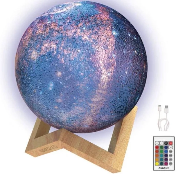 Tzumi Aura LED Moon Night Light