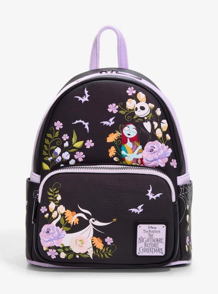 Loungefly Disney The Nightmare Before Christmas Floral Mini Backpack — BoxLunch Exclusive