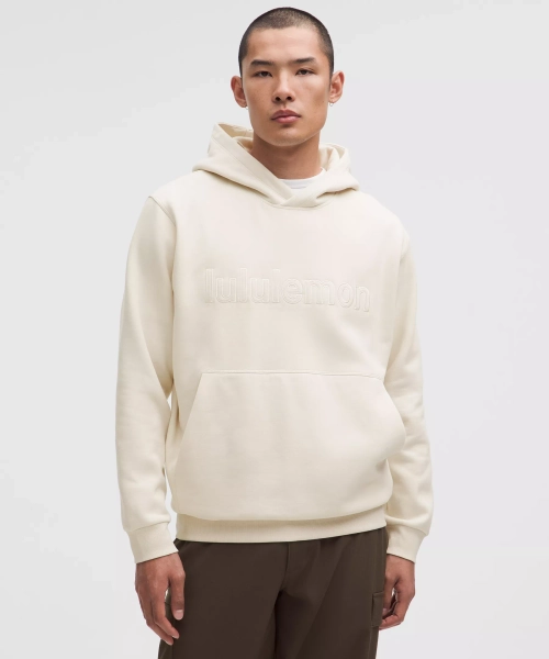 Steady State Pullover Hoodie *Wordmark - Light Ivory - L