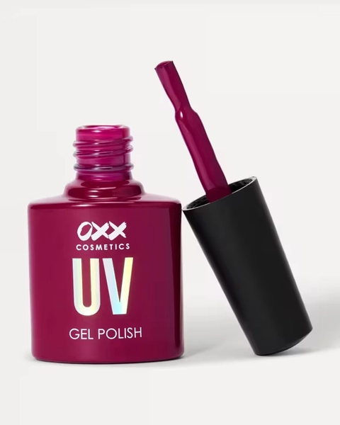 OXX Cosmetics UV Gel Nail Polish - Burgundy - Burgundy - One Size