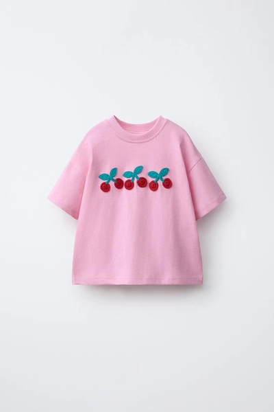 FRUIT CROCHET KNIT T-SHIRT