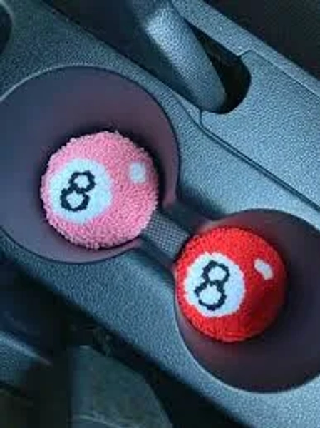 Set of 2 Car Coasters,Cute Car Accessories,Customisable Car Decor,New Car Gift,Magic Ball Car Cup Holder,Cute Car Decor Gift Ideas for her