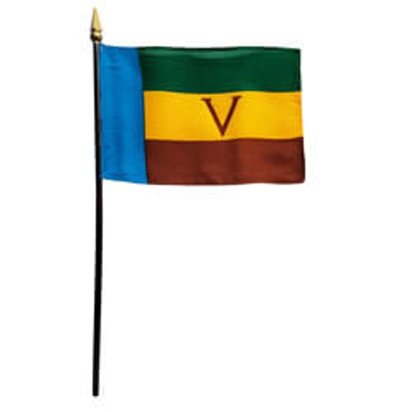 Venda Miniature 4x6 inch stick Flag