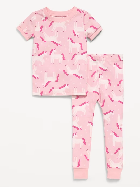 Unisex Snug-Fit Printed Pajama Set for Toddler & Baby
