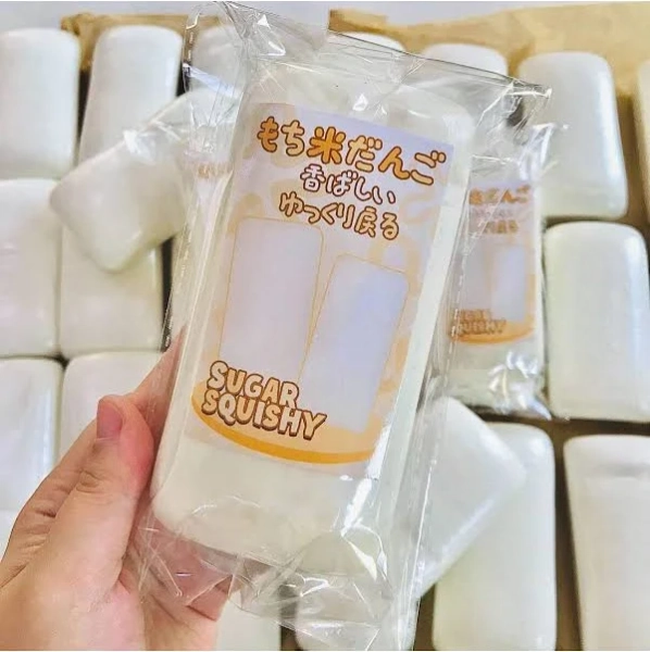 2026 New Soft Slow Rising Squeeze Mochi Squishy Toy, Medium Size Stress Relief Tool, Birthday/Holiday/Perfect Gift,White