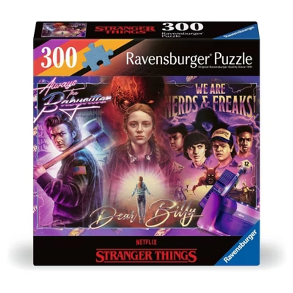 Ravensburger Stranger Things: Dear Billy Jigsaw Puzzle - 300pc: Pop Culture Paperboard Puzzle for Creative Thinking