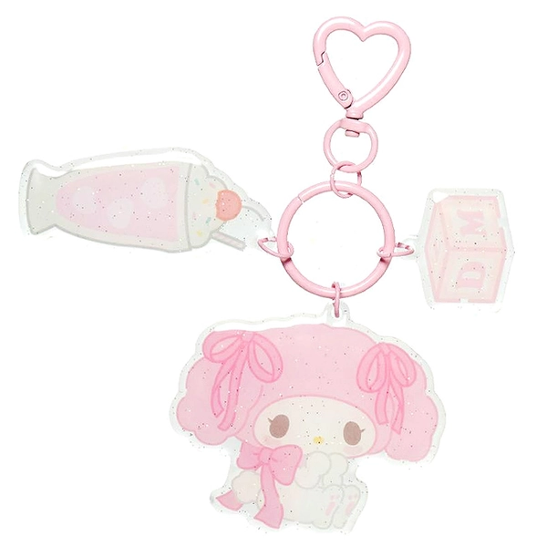 Buy Sanrio My Melody Pastel Toys Series Multi Charm Glitter Acrylic Keychain at ARTBOX