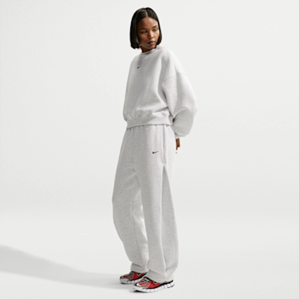 Nike Studio Fleece Medium Weight Women's Loose Pleated Snap Pants