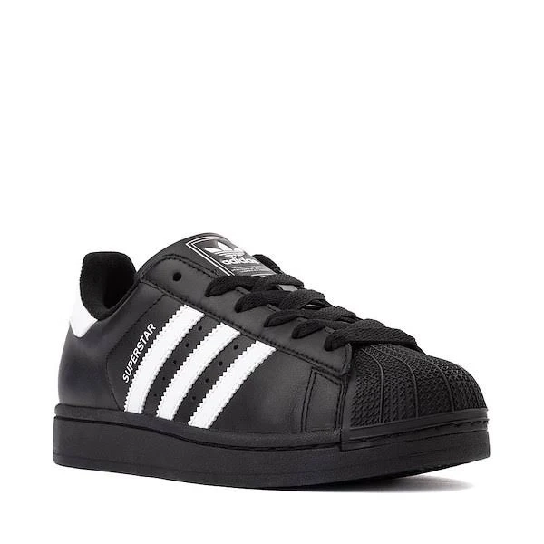 Womens adidas Superstar II Athletic Shoe - Core Black / White / Core Black - Black White - Size 10