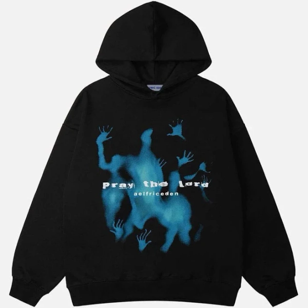 Aelfric Eden Abstraction Shadow Graphic Hoodie