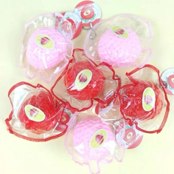New Stitched Strawberry Squeeze Toy, Stress Relief Squeeze Toy With Quick Rebound, Random Color And Style Shipped (Random Packaging Color),The